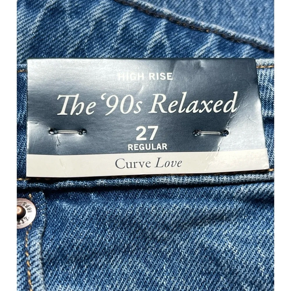 Abercrombie & Fitch The 90’s Relaxed High Rise jeans waist 27” NWT $90 - Picture 9 of 13